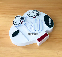 Snoopy NotePad &  Paperclip Set