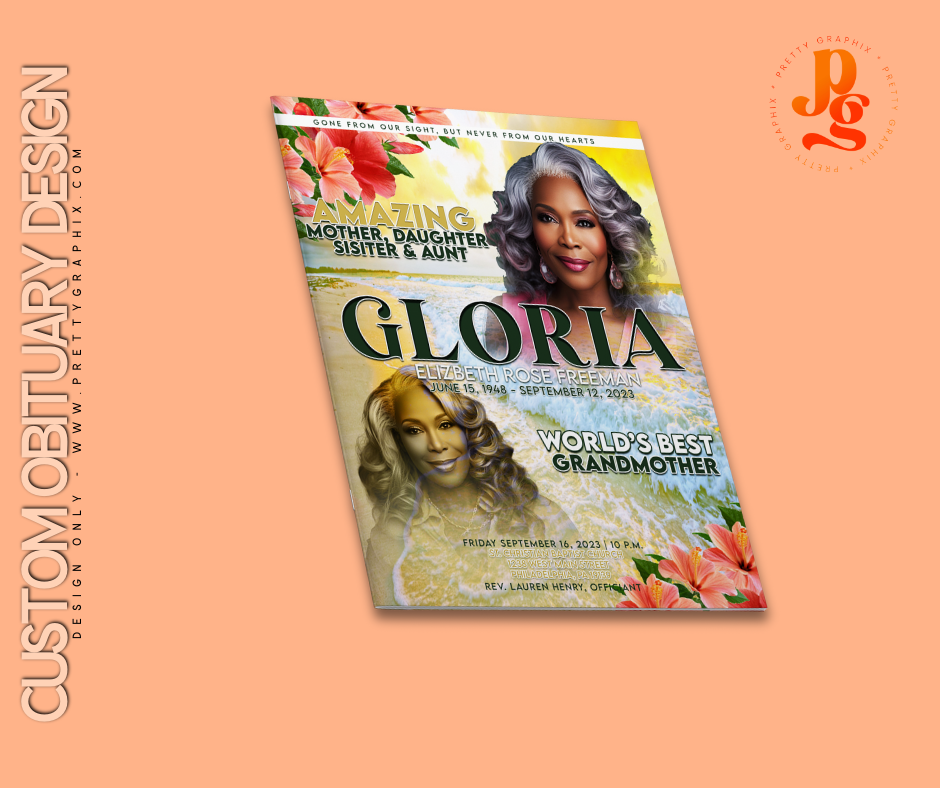 Custom Obituary Design Service (Design Only)