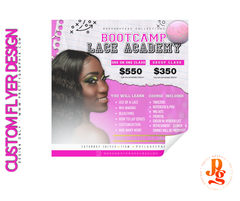 Custom Flyer Design (Design Only)
