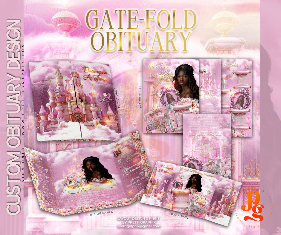 Custom Obituary Design Service (Design Only)