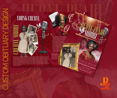 Custom Obituary Design Service (Design Only)
