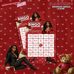 Galentine’s Naughty Bingo – Editable Drinking Game (Digital Download)