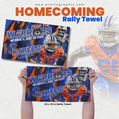 Custom Homecoming Rally Towel