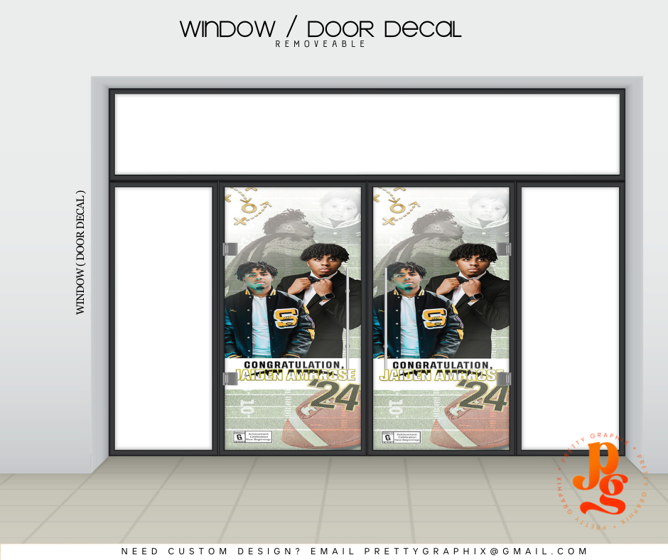 Storefront/Door Decal Design