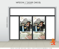 Storefront/Door Decal Design