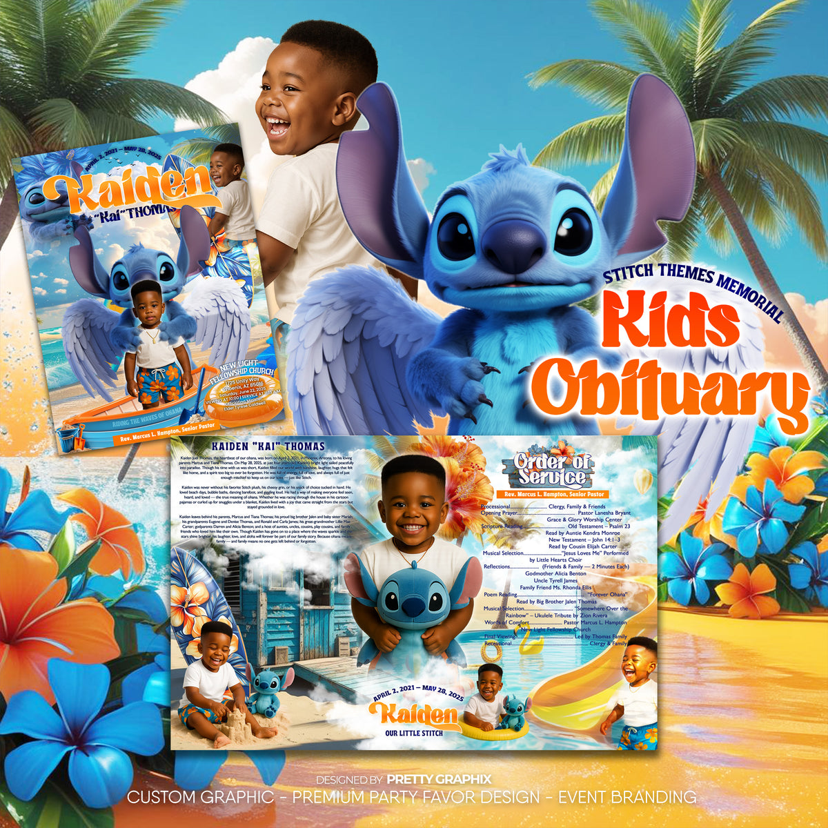 Custom Obituary Design Service (Design Only)