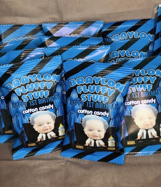 Custom Cotton Candy Favor