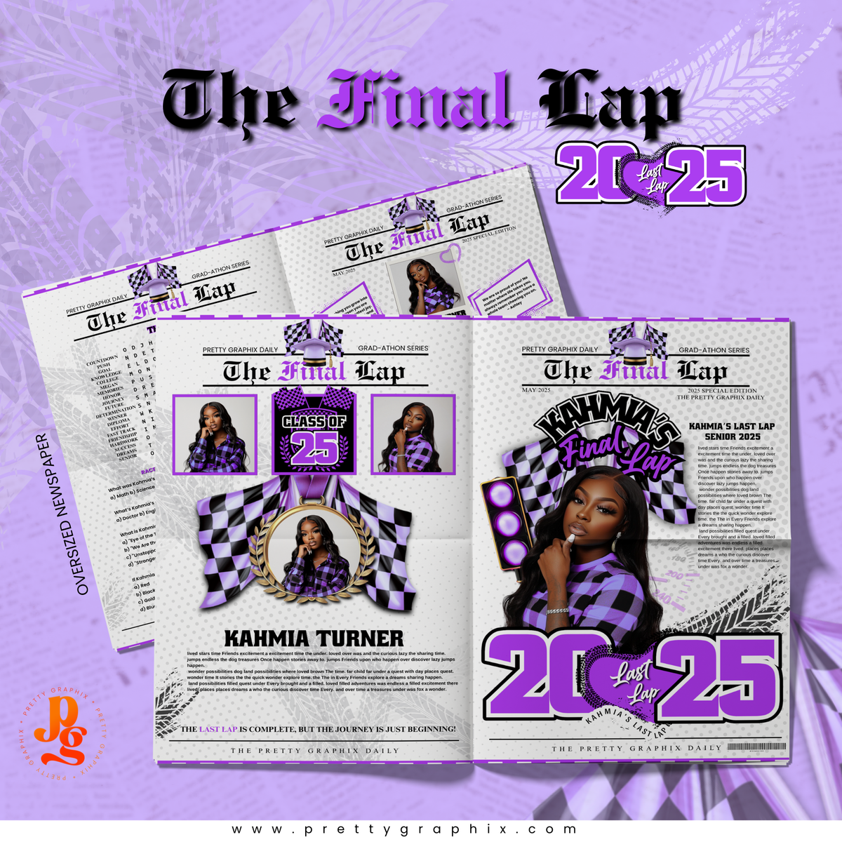 Custom Oversized Newspaper Design