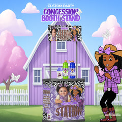 Custom Concession Booth Stand- Design Only